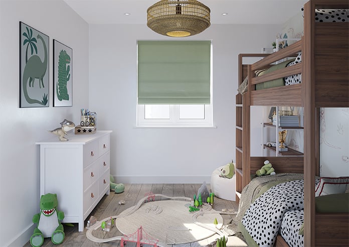 Stamford, Celedon - Twist&Fit Roman Blind - Image 9